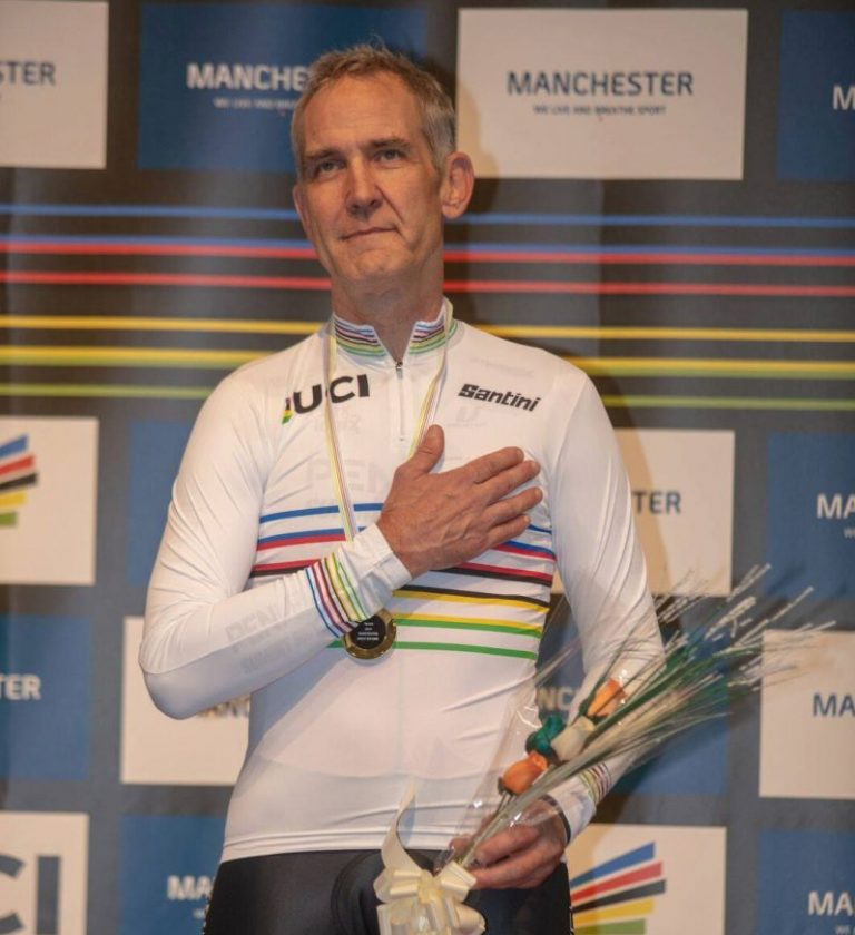 bill brissman on the podium